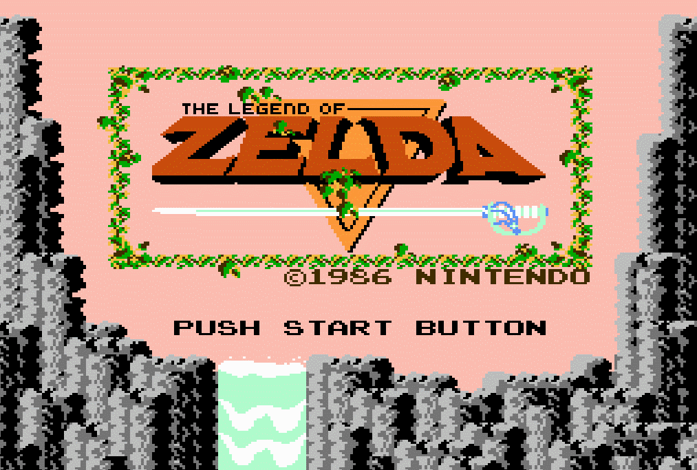 Opening_Zelda_Game_in_1986